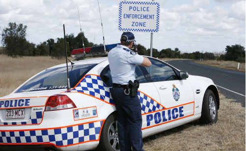 Senior Constable Duane Killick warns motorists to slow down or face hefty consequences. Senior Constable Duane Killick warns motorists to slow down or face hefty consequences.